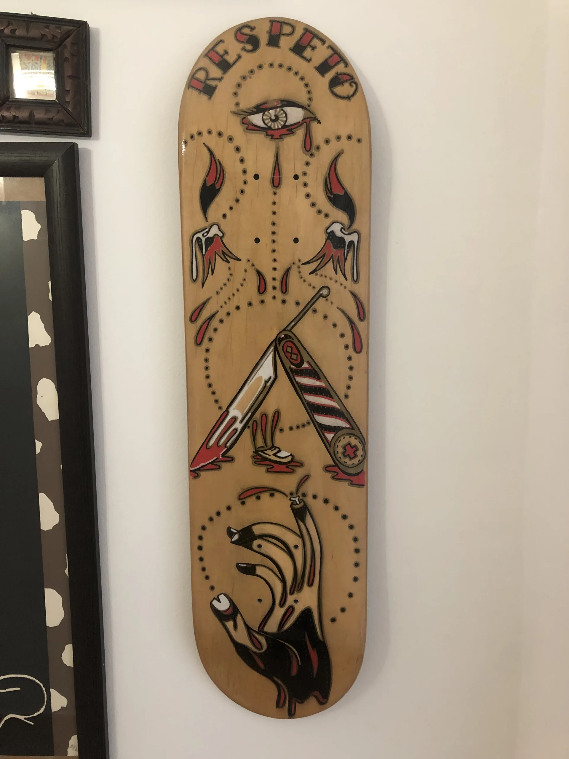 Skate ilustrado · Qbos Body Art